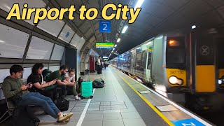 London Heathrow Airport Arrivals to Paddington  Train Ride amp Walk 2024 [upl. by Dlonyar756]