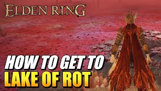 Elden Ring  How To Get To Lake Of Rot [upl. by Tova]