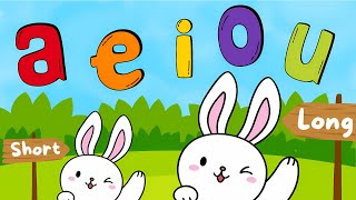 🎶Jolly Phonics Vowel Song Learning Long and Short Vowel Sounds for Kids [upl. by Ronni]