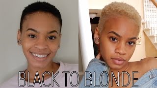 Detailed DIY Hair Bleaching Routine [upl. by Anileve]