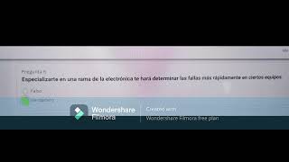 RESPUESTAS A EXAMEN Técnico en electrónica nivel 4 lección 1 capacítate para el empleo [upl. by Sedrul463]