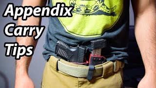 Appendix Carry Tips  Considerations for concealed carrying appendix iwb [upl. by Atsahs836]