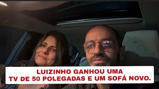 UMA TV DE 50 POLEGADAS PARA O LUIZINHO [upl. by Nizam]