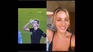 REFEREE FERNANDA COLOMBO TROLLS PLAYER [upl. by Buller]