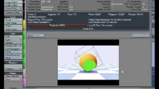 LightWave 3D  Boolean 3D section render basic demo [upl. by Ruhtra]