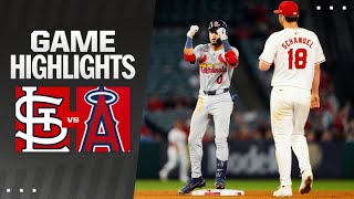 Cardinals vs Angels Game Highlights 51324  MLB Highlights [upl. by Nrek]