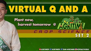 VIRTUAL Q AND A  CROP SCIENCE  SET 2  Licensure Examination for Agriculturist Practice Test [upl. by Thane]