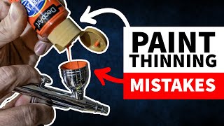 Common Airbrush Paint Thinning Mistakes [upl. by May]