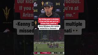 Arizona State is holding kicking tryouts on Monday 😳 via ChrisKarpmanX sundevilsourcevideo9950 [upl. by Wernick]