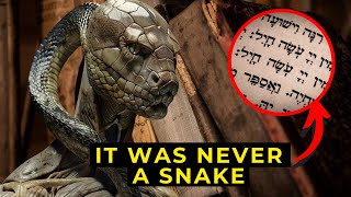 THE SERPENT IN GENESIS IS NOT A SERPENT HEBREW TEXT FOUND REVEALS THE TRUTH [upl. by Dene598]