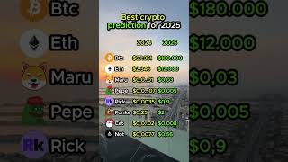 Best crypto prediction for this bullruncryptocurrency btc [upl. by Haliled20]