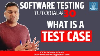 Software Testing Tutorial 30  What is a Test Case [upl. by Neetsyrk]