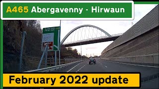 A465 Abergavenny  Hirwaun Feb 2022 [upl. by Llywellyn698]