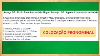 💡COLOCAÇÃO PRONOMINAL PRÓCLISE MESÓCLISE E ÊNCLISE [upl. by Itsud]