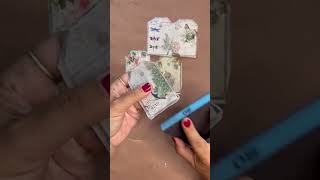 Making Spring Inspired Tags with Debis DIY Paint amp Roycycled Decoupage Paper [upl. by Samson]