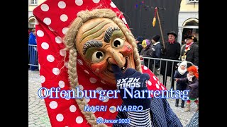 Offenburger Narrentag  Fastnachtsumzug 28012023 [upl. by Ferreby]