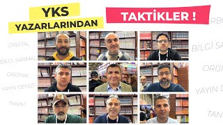 YKS YAZARLARINDAN ÖĞRENCİLERE TAVSİYELER  YENİ NESİL SORULAR NASIL ÇÖZÜLÜR [upl. by Tertius]