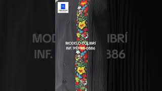 GUAYABERA COLIBRI N3GRO CON BORDADO MATIZADO [upl. by Mitchell477]