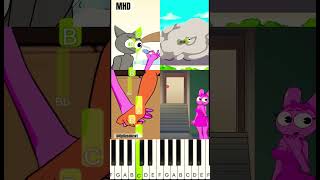 Sprunki love story Pinki vs Oren Complete Edition Opilasokewt  Piano Tutorial [upl. by Ielhsa]