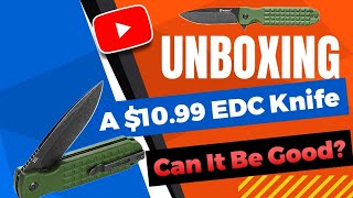 Unboxing a 1099 EDC Knife Can it be good ganzo edc [upl. by Base772]