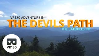 Indian Head  The Devils Path part 1  Catskills NY  VR180 [upl. by Imhsar]