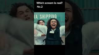 Which scream is real 🤔🤔🤔comedy LilMabu shorts [upl. by Araem]