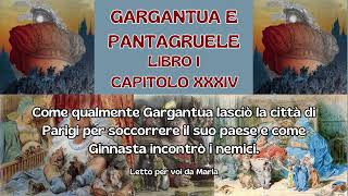 GARGANTUA E PANTAGRUELE Libro 1° Cap 34 [upl. by Thinia]