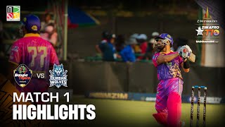 Match 1 Highlights Day 1 I Durban Wolves vs Joburg Bangla Tigers  Zim Afro T10 Season 2 2024 [upl. by Martella]