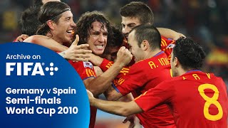 FULL MATCH Germany vs Spain 2010 FIFA World Cup [upl. by Anierdna]