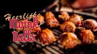 Zo Maak Je Heerlijke MOINKBALLS BBQrecept 🔥  Smokey Basterds [upl. by Annayoj]