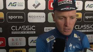 Tim Merlier  Interview at the finish  Classic BruggeDe Panne 2024 [upl. by Joyann]