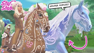 SPOILERS BUYING ICE SHIRE amp GINGERBREAD LIPIZZANER MAGICAL HORSES amp MORE STAR STABLE [upl. by Aesoh403]