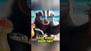 Cumaya gittim döneceğim 😂 2 Gün 🌊🏖️⛵️bal porsuğu belgesel tatil zamanı [upl. by Gardas]