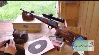 Shooting a Blaser R 8 caliber 93x62 [upl. by Somerset]