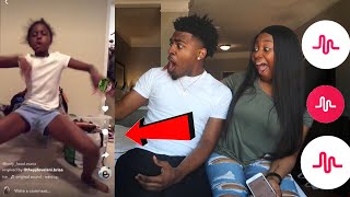 REACTING TO OUR KID SUBSCRIBERS MUSICALLY VIDEOS CRINGEY [upl. by Eilitan]