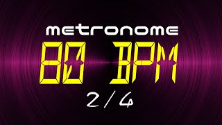 metronome 80 BPM 24 [upl. by Isiah]