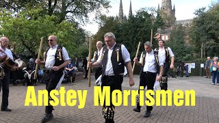 Anstey Morrismen dance quotBluebells of Scotlandquot at Lichfield Festival of Folk 2024 [upl. by Madelina]