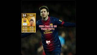 Messi Card At 26💀 messi viral [upl. by Laird]