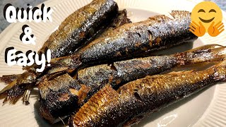 How To Make Tinapa  Homemade Smoked Fish Recipe Using Sardines [upl. by Yrrej581]