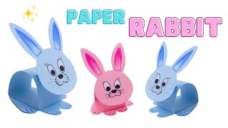 ♡ DIY KNUTSELEN PASEN KONIJN KNUTSELEN MET PAPIER  Easter Bunny Crafts [upl. by Nalo]