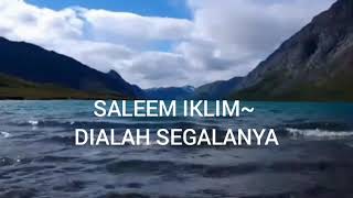 SALEEM IKLIM DIALAH SEGALANYAlirik [upl. by Yderf271]