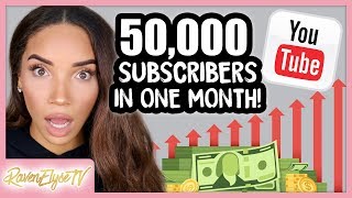 I Gained 50K SUBSCRIBERS in less than 30 Days 5 Tips to Grow Your YouTube Channel [upl. by Finn608]