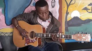 Karoli nkunda covered by Makenga Deo Guitar Org Randresi Landouard [upl. by Henke]