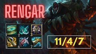 Rengar Jungle vs Hecarim 11K Emerald [upl. by Gobert970]