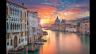 ItalyVenice Exploring the Floating City from Above in Stunning Drone Footage [upl. by Leunad]