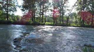 rocks causing breaks in the river flow [upl. by Penoyer844]