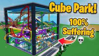 Theme Park Tycoon 2 But My Park is a CUBE [upl. by Ettesil651]