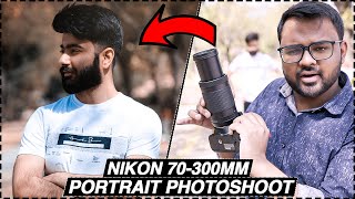 Nikon 70300mm lens Handson amp Outdoor Portrait Photography [upl. by Kirk85]