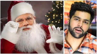 SANTA CHACHA  INDIAN CHRISTMAS RANT  DhiruMonchik [upl. by Epilef13]