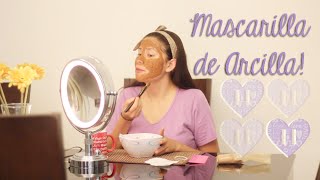 Mascarilla de Arcilla ♡ ¿Cómo aplicar  Reseña [upl. by Jardena]